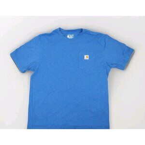 Carhartt Men's L Pocket‎ Logo Workwear Blue Loose Fit t-shirt